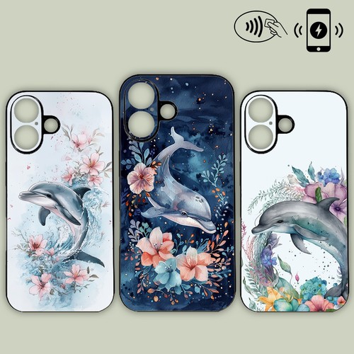 Custodia telefono blu