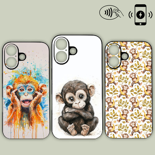 Custodia telefono monkey - custodia,